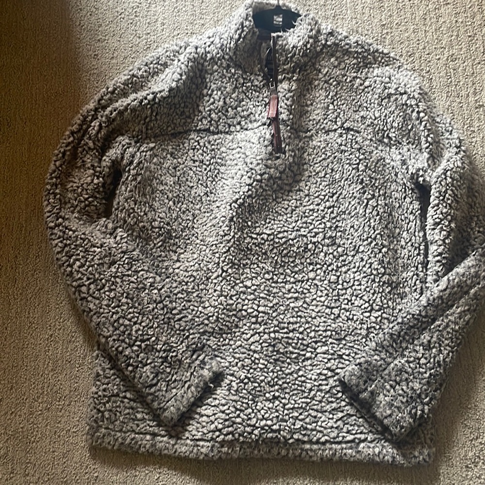 True Grit Sherpa 3/4 Zip Pullover Size XS